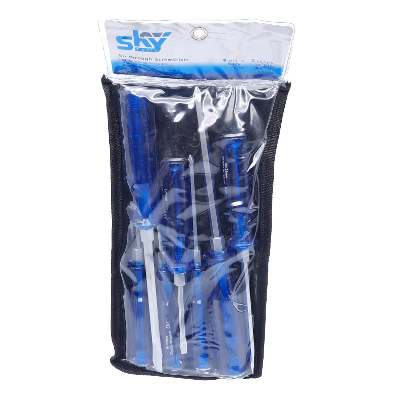 پیچ گوشتی ضربه خور اسکای بسته 7 عددی